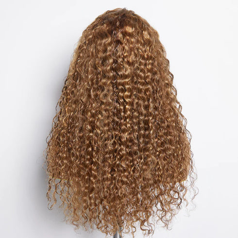 Maganda Rain #4/27 Vorgezupfte 13x4 Lace Front Wasserwellen-Perücke